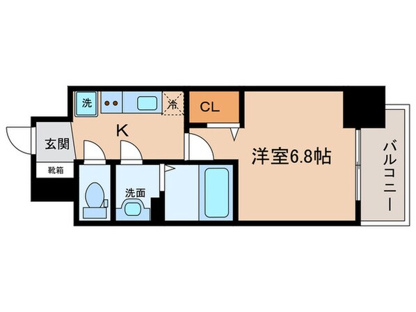 ディアレイシャス名古屋太閤通Ⅱの物件間取画像